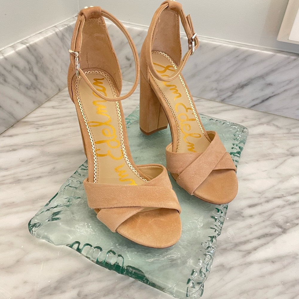 Sam Edelman nude heels, size 6